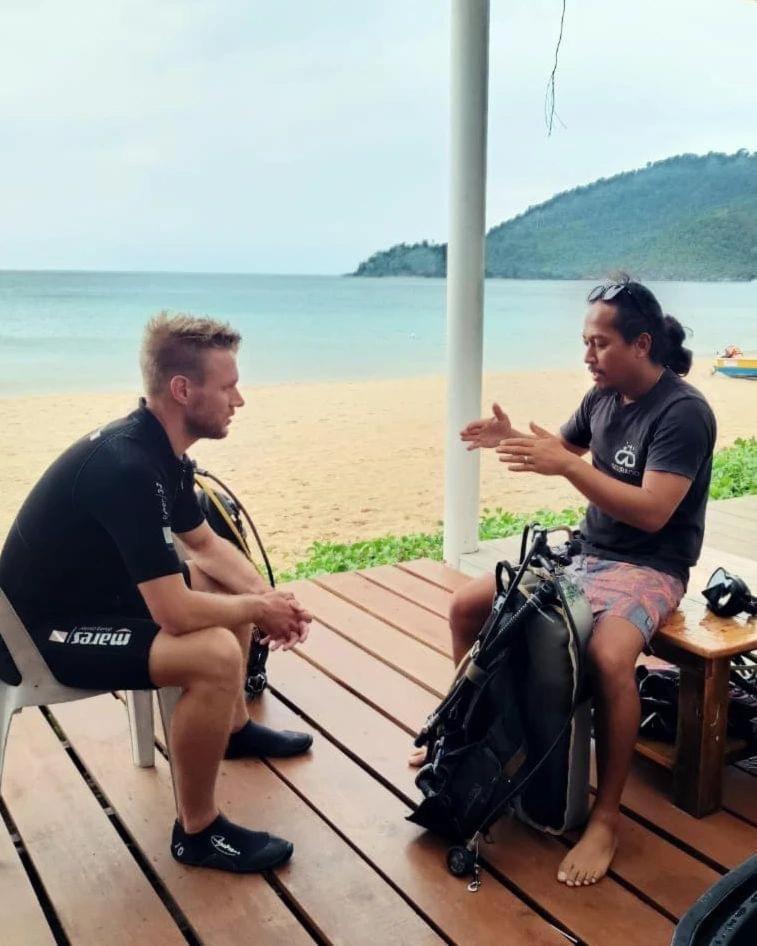 Tiongman Scubadive & Lodge Kampong Juara Экстерьер фото